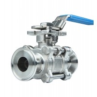 Sanitary 4 inch stainless steel ball valves