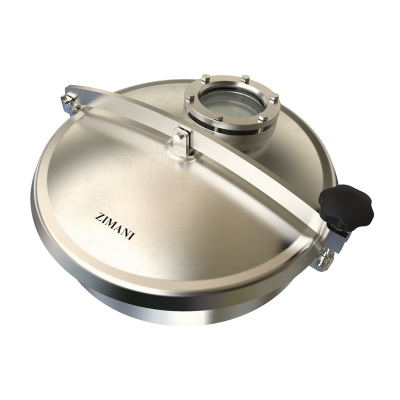 Non Pressure Hygienic Sanitary Stainless Steel Round Manways