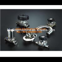 Sanitary stainless steel Pneumatic clamp diaphragm valve for Pharmaceutical