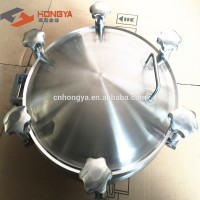 Stainless Steel Round Manway Atmospheric Pressure/Pressure Manhole Cover