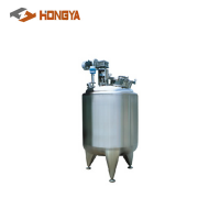 SS304 Sanitary Stainless Steel Open-type Cold and Hot cylinder Ingredients Mixing Tank